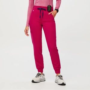 FIGS Ultra rose high-rise Zamora joggers